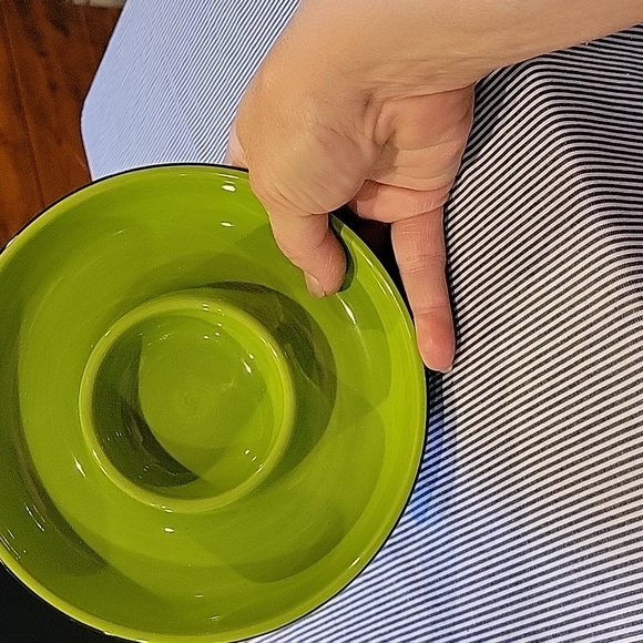 Crate & Barrel NWOT Margherita Salt bowl,Limes& Lemons,Gorgeous - Picture 3 of 4